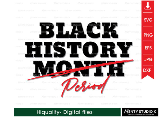 Black History Month Period Svg: Graphics for Crafts