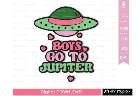 Boys Go to Jupiter SVG: Graphics for Crafts and Creative Projects