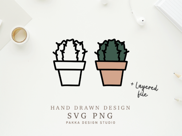 Cute Cactus Svg: Graphics for Crafts & Small Business Branding