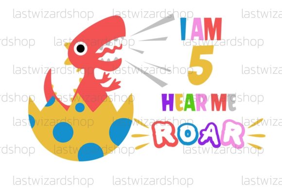 I Am Fifth Hear Me Rawr Svg: Graphics & Crafts