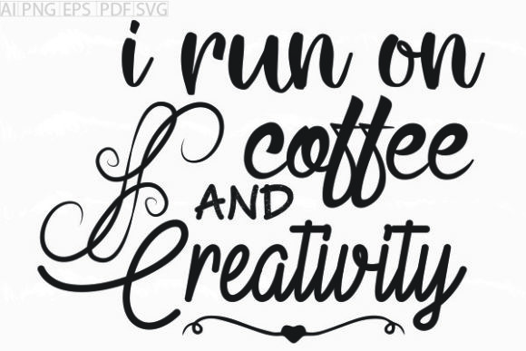 I Run on C and Creativity SVG Graphics Crafts
