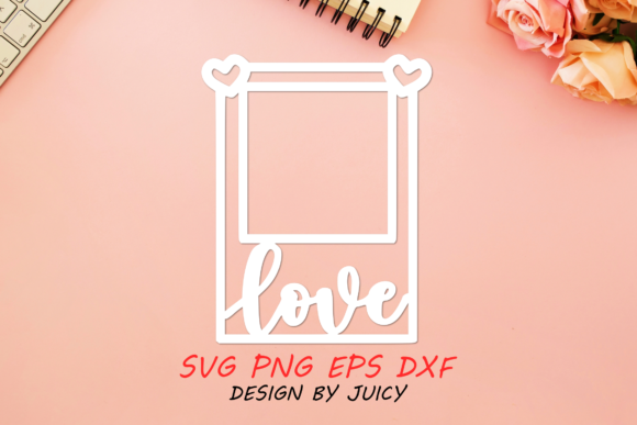 Love Polaroid Instant Photo Film Svg Graphics for Crafts