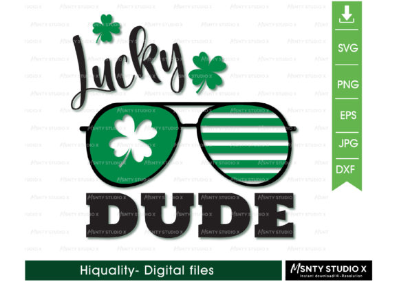 Lucky Dude Svg: Graphics for Crafts and Small Business Branding
