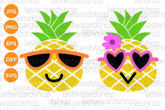 Summer Pineapple Svg Graphics for Crafts and Content