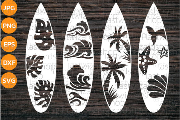 Surfboards Svg, Graphics & Crafts